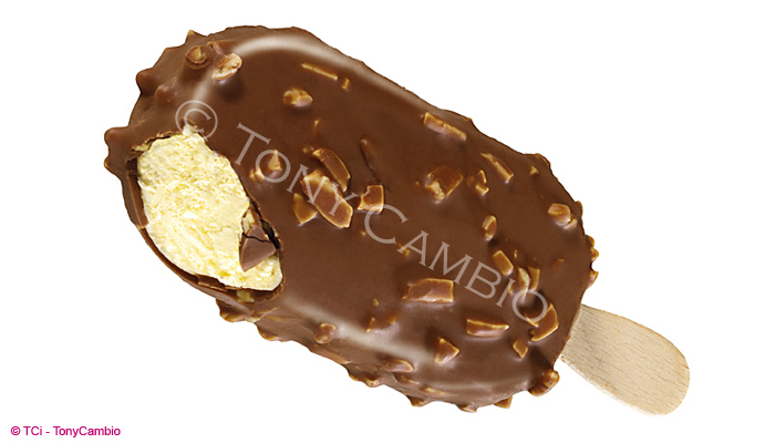 A Milk Chocolate and Hazelnut Ice Cream